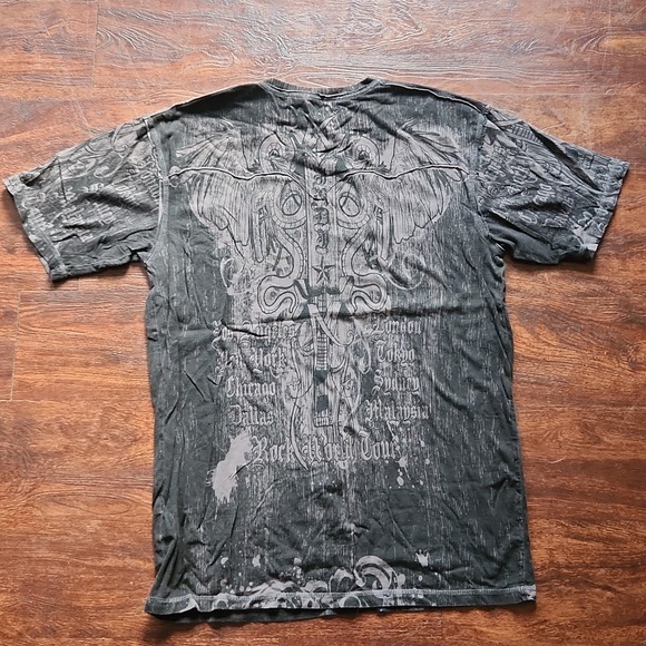 Indigo star, Rock of the ages men's large graphic tee - Picture 11 of 15